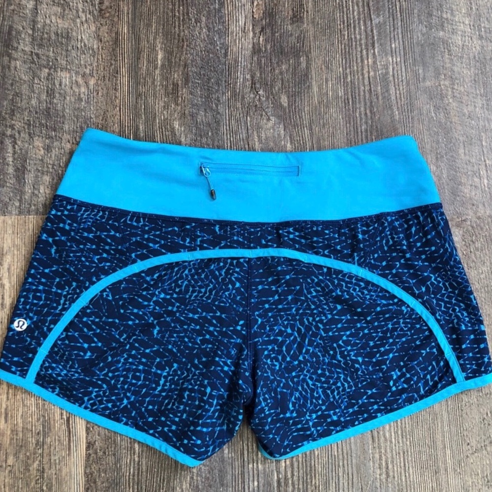 Lululemon athletic running shorts, size 6.